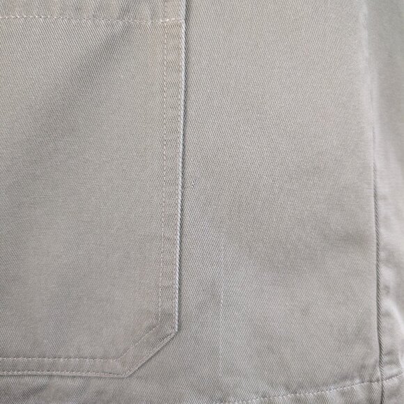 Women's Cotton Twill Chore Jacket in Olive Green - Size 14W - Workwear Jacket - Picture 14 of 15